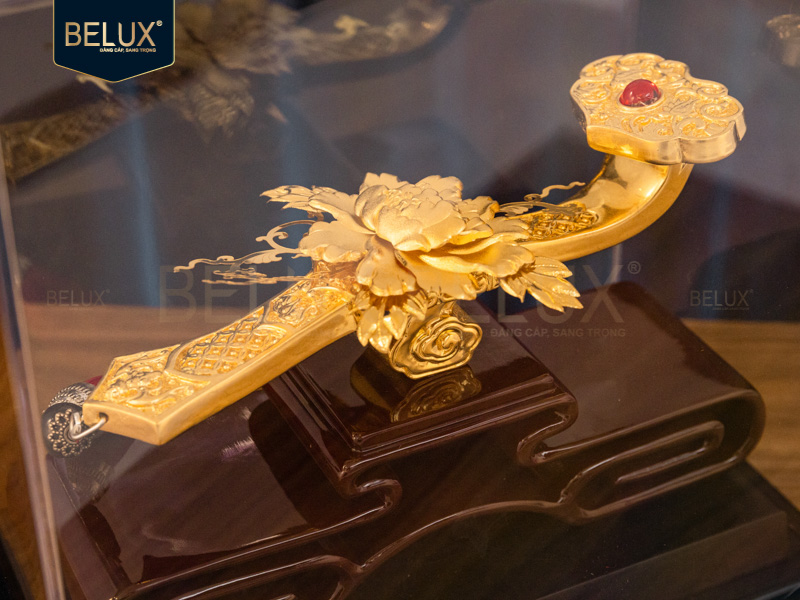 Gậy Như Ý Dát Vàng 24k